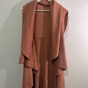 Drape Front Sweater Vest - One Size